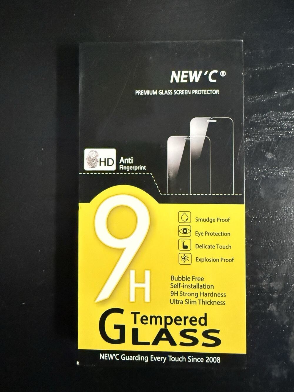 NEW’C Privacy Tempered Glass Screen Protector for iPhone 16 Pro 3-Pack
